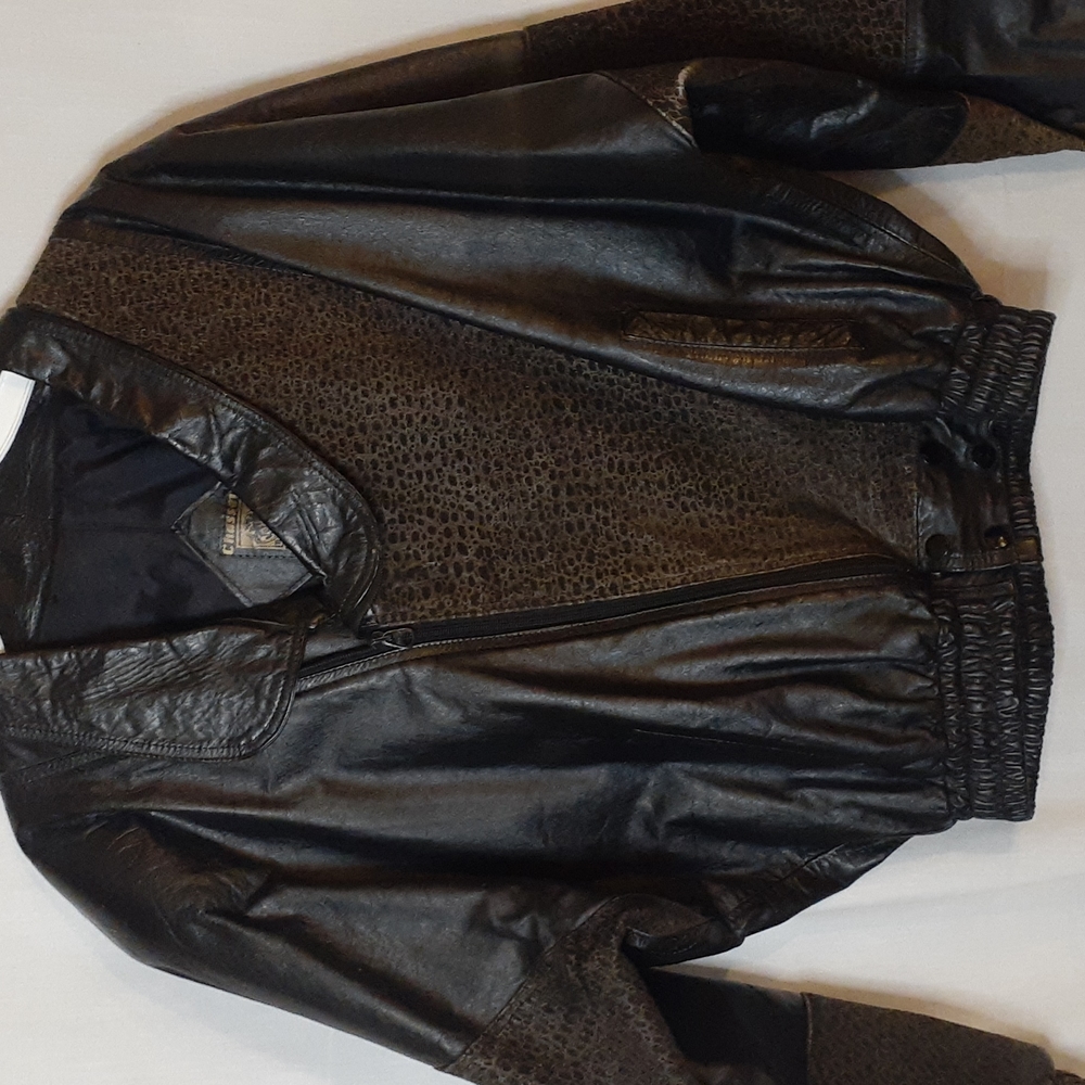 Chasser men genuine leather jacket